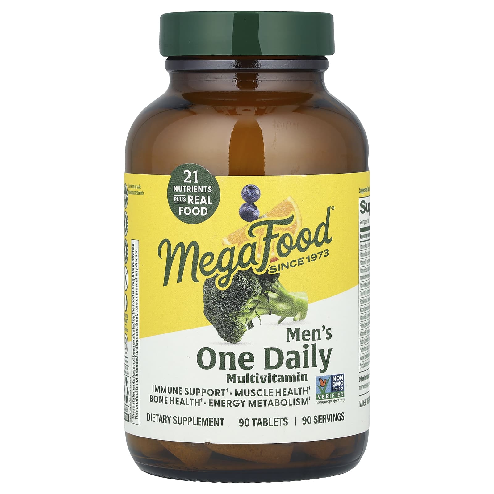 Megafood, Men's One Daily Multivitamin, 90 Tablets UPC 051494101087 | HiLife Vitamins